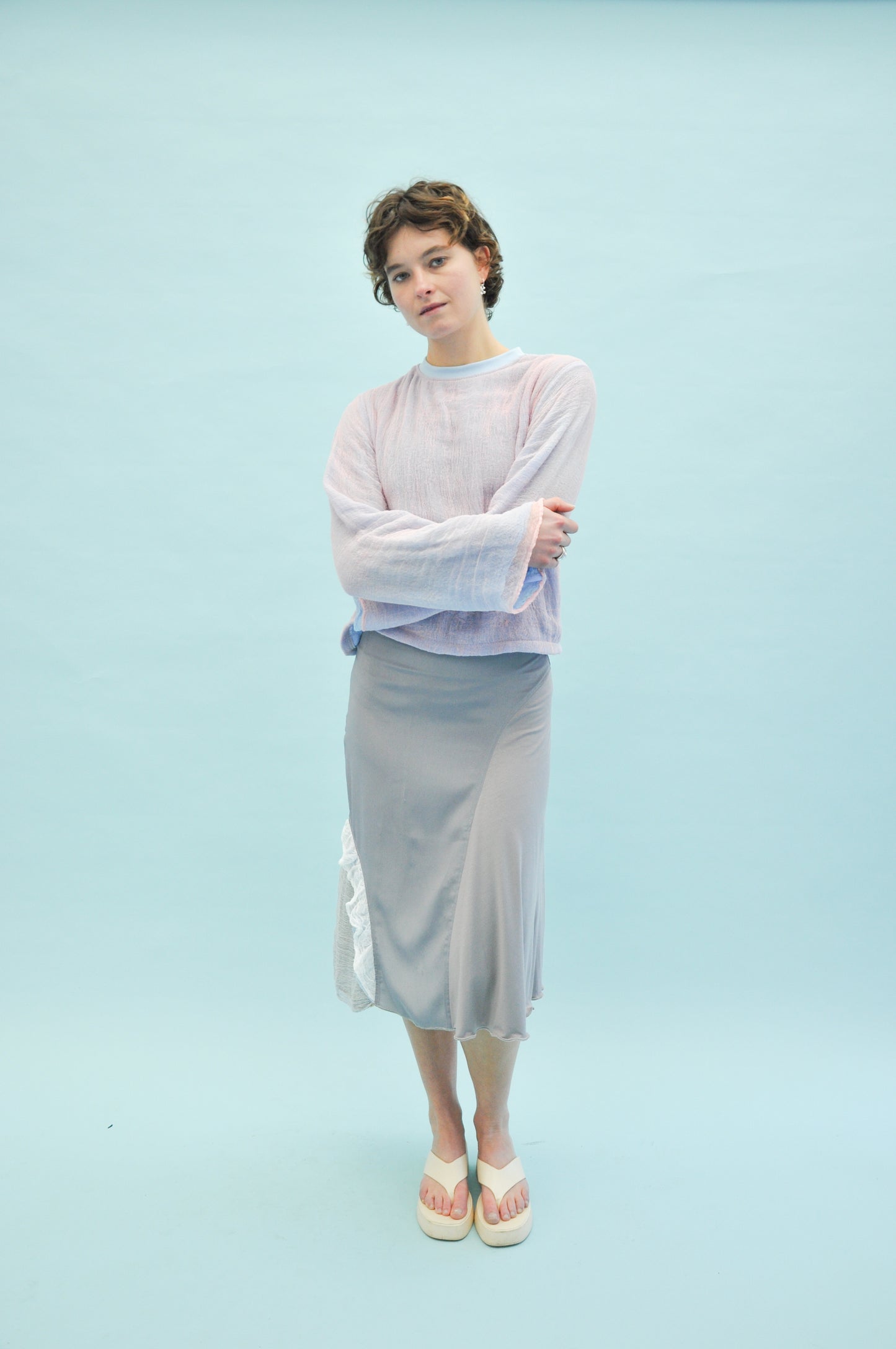 Mercury Silk Skirt