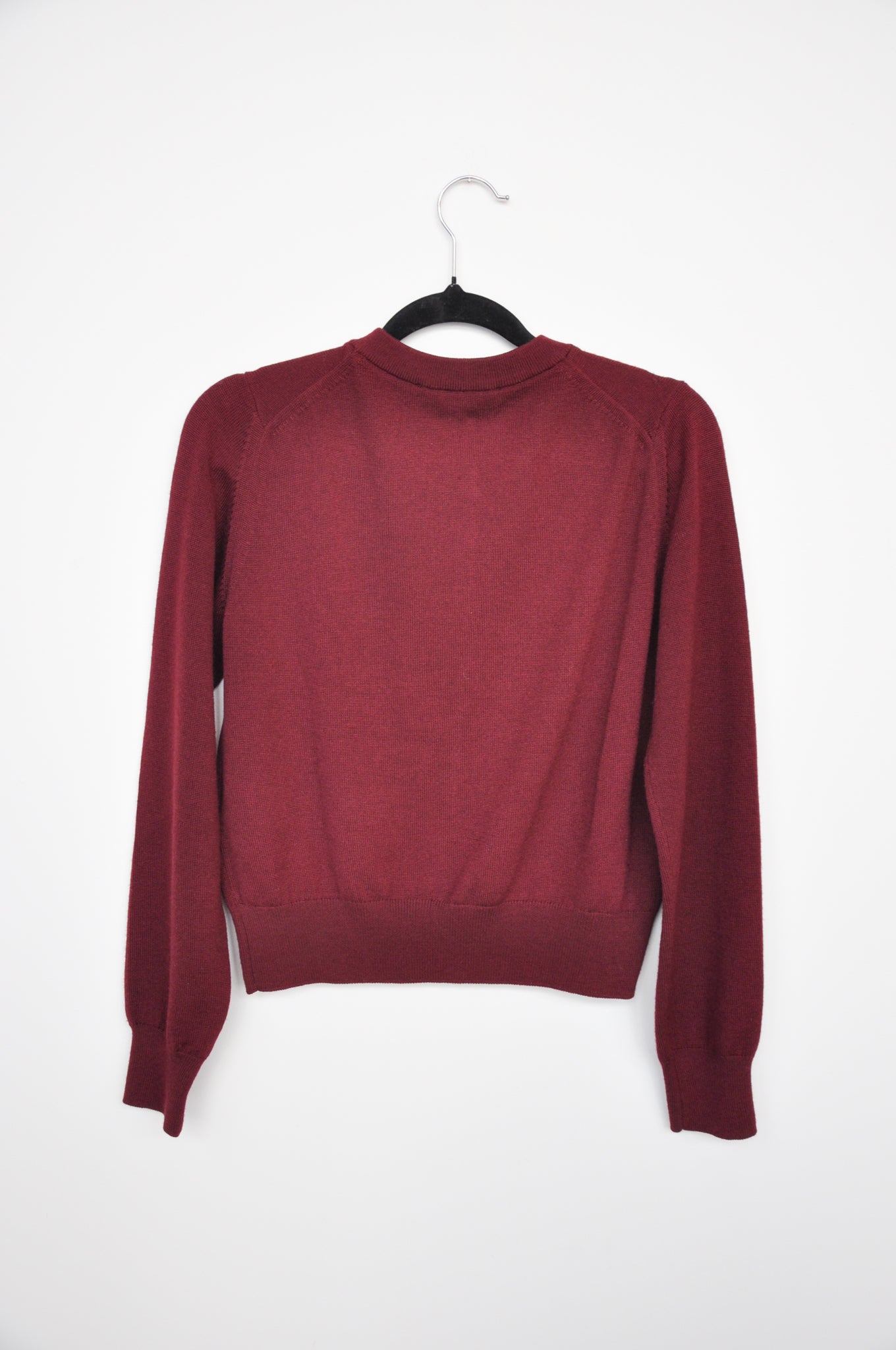 Maison Kitsune Cardigan - burgundy