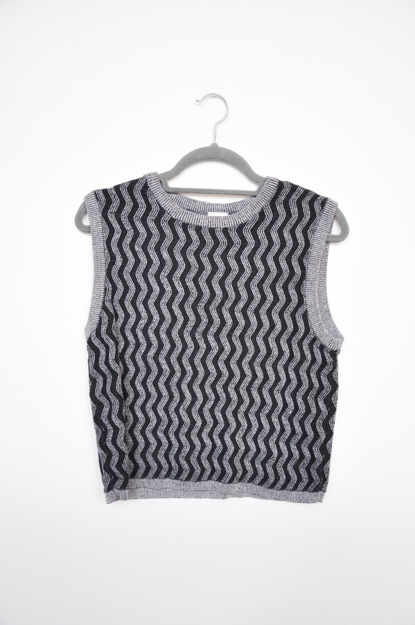 Kowtow Squiggle Vest - Navy/Grey
