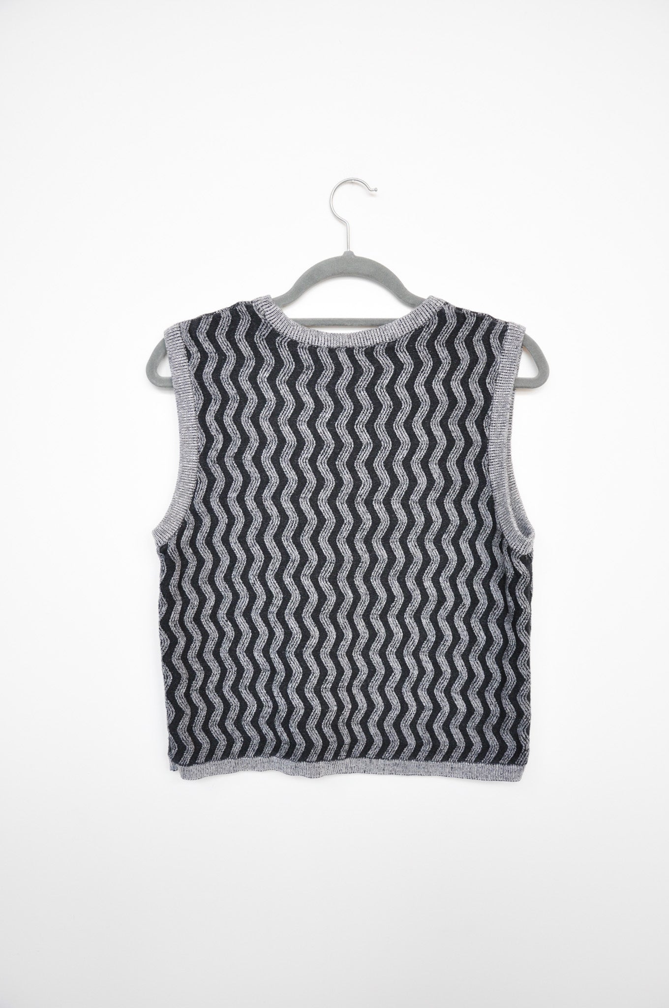 Kowtow Squiggle Vest - Navy/Grey