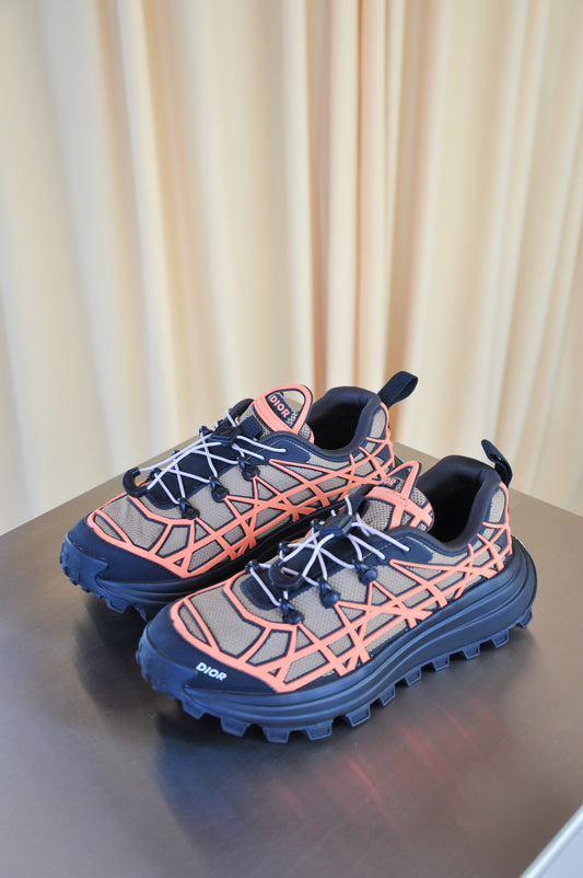 Dior B31 Runner Sneakers - orange/brown/black