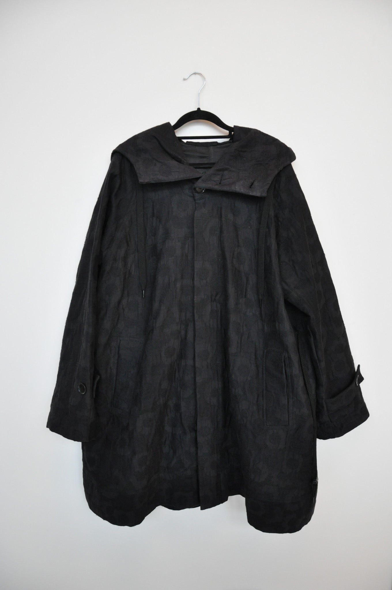 NOM*D Hooded Parker - Black Floral
