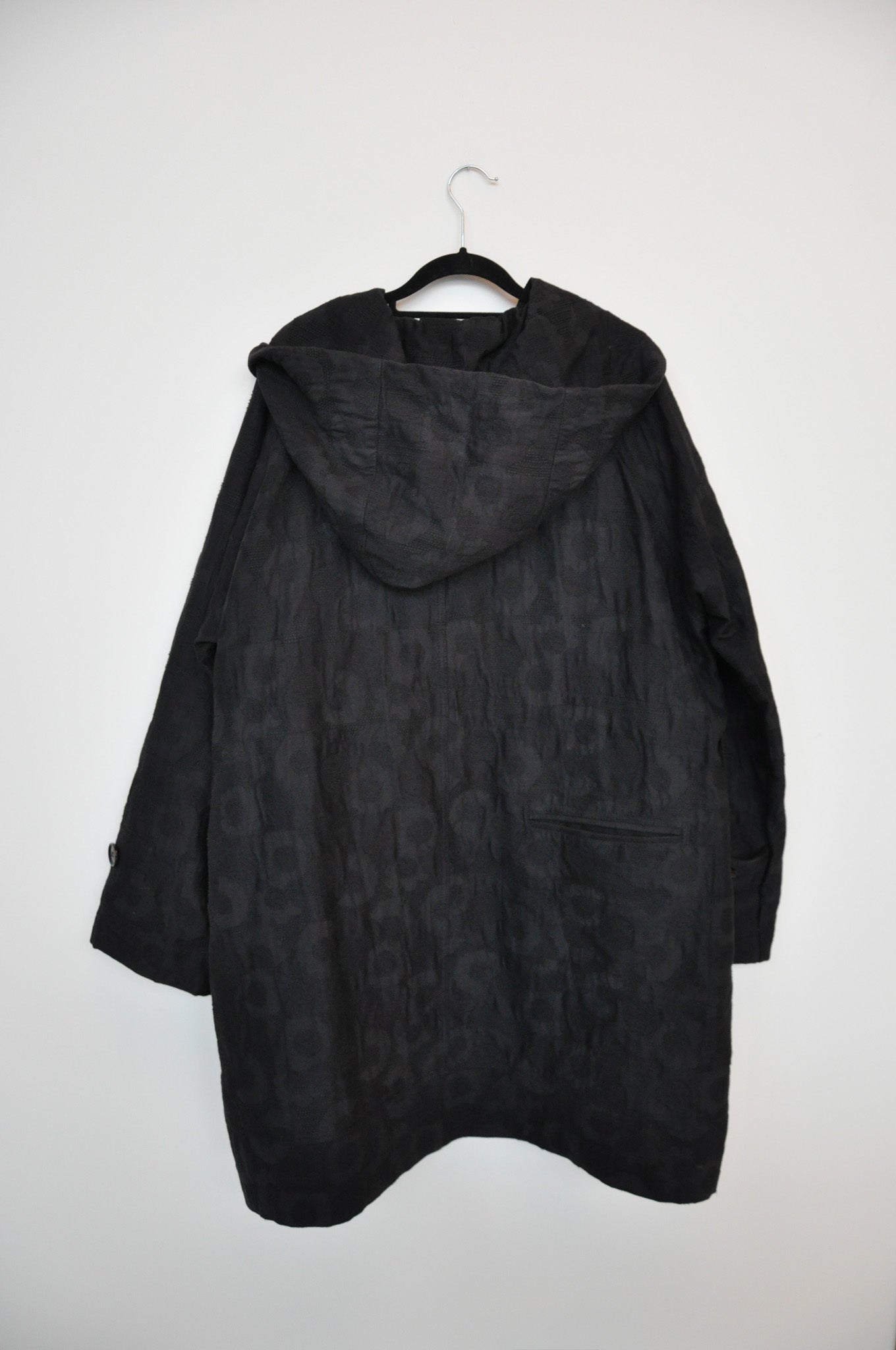 NOM*D Hooded Parker - Black Floral
