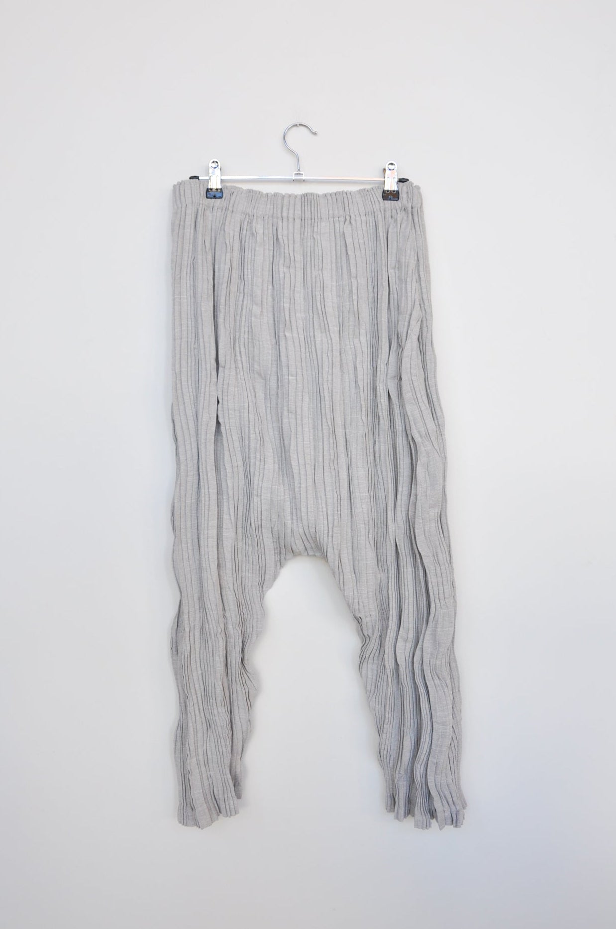 Issey Miyaki Pleated Trousers - Grey