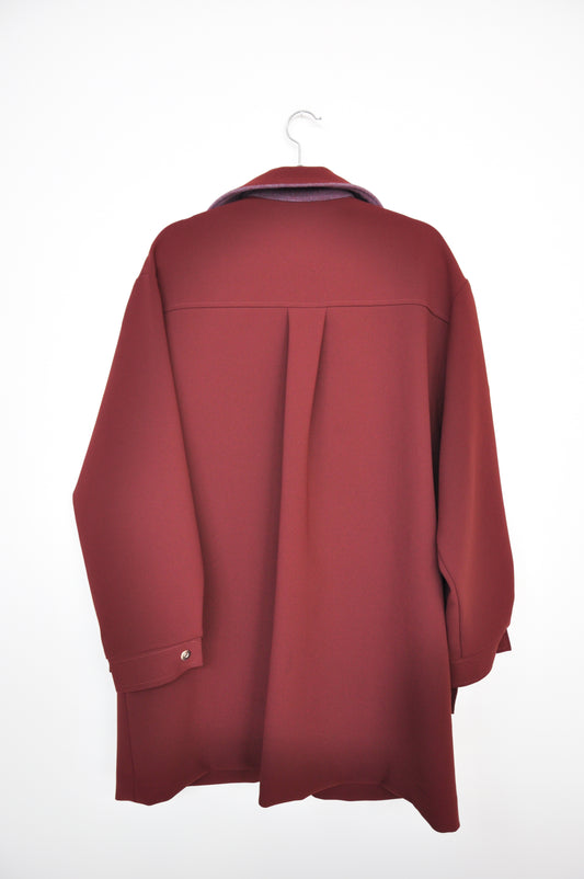 Paris Georgia Coat - burgundy