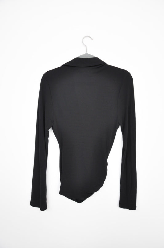 Paris Georgia Cross Front Top - Black