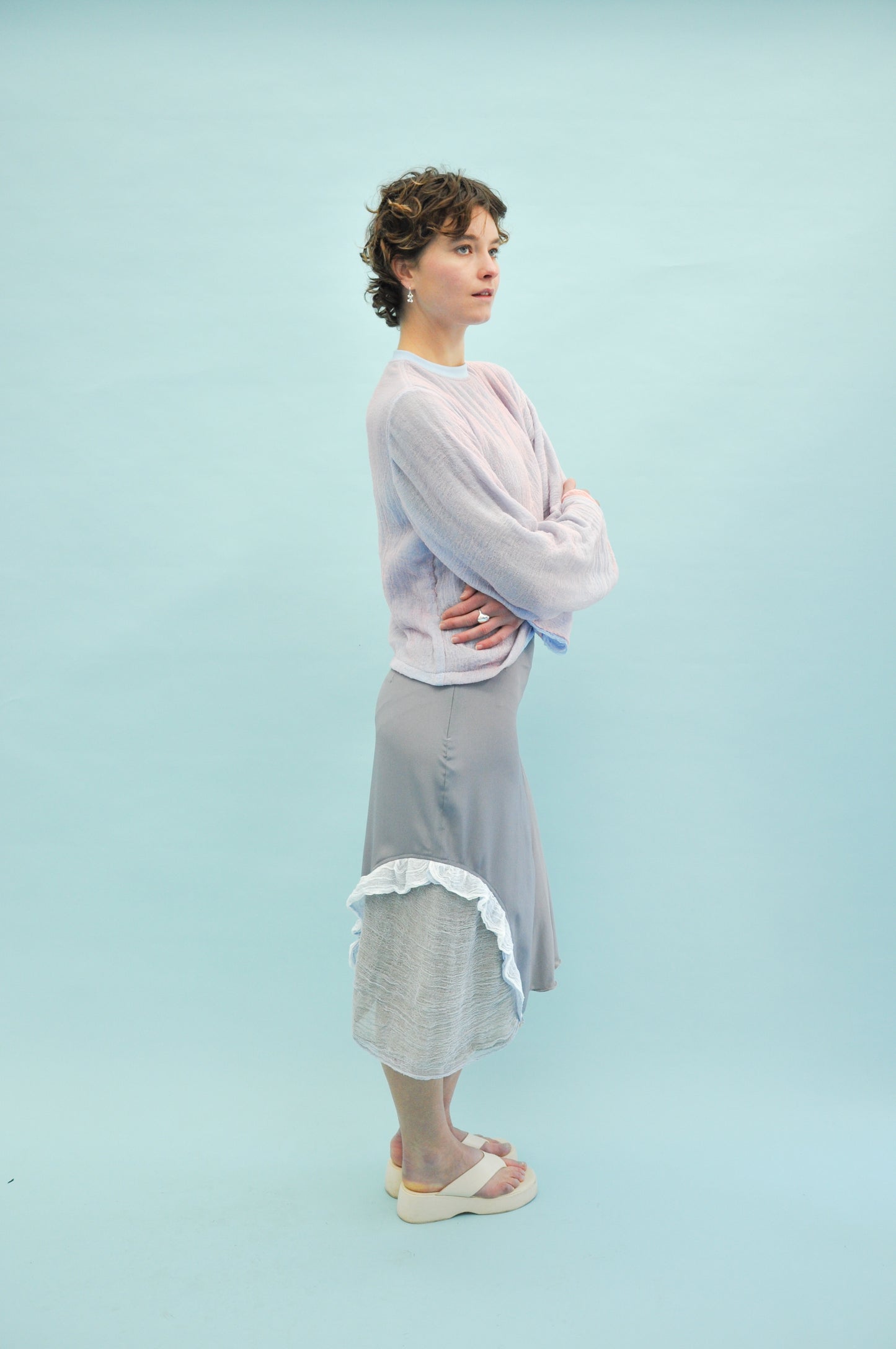 Mercury Silk Skirt