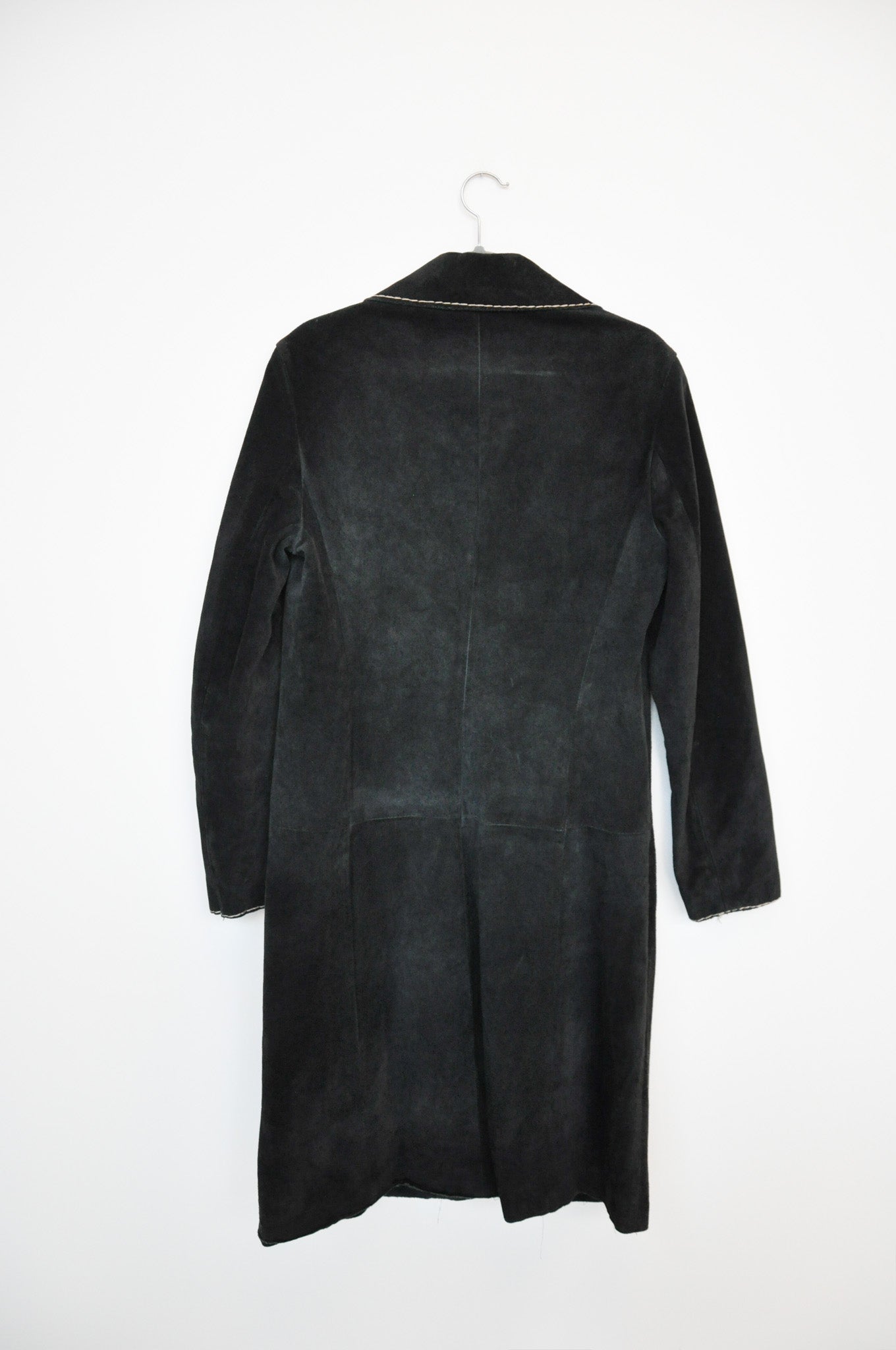 Please Suede Coat - Black