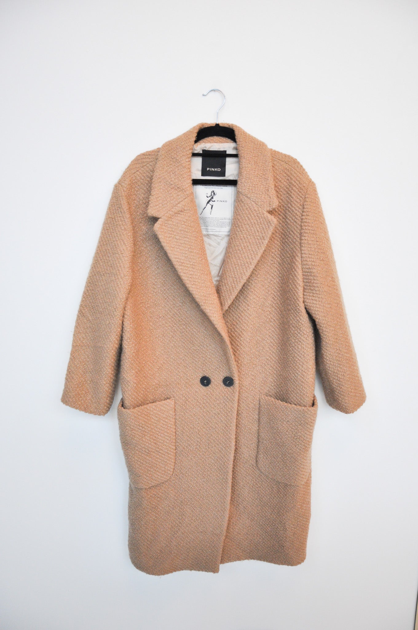PINKO Teddy Coat - Camel