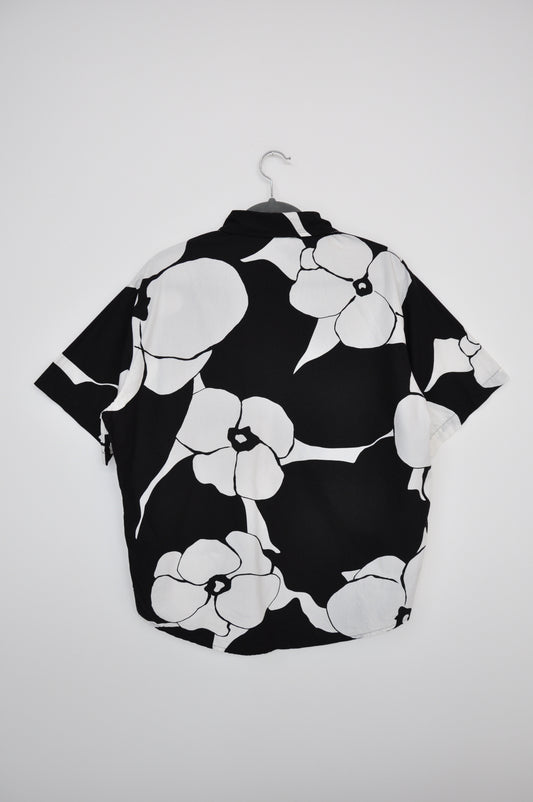 Wynn Hamlyn Floral Shirt - black/white