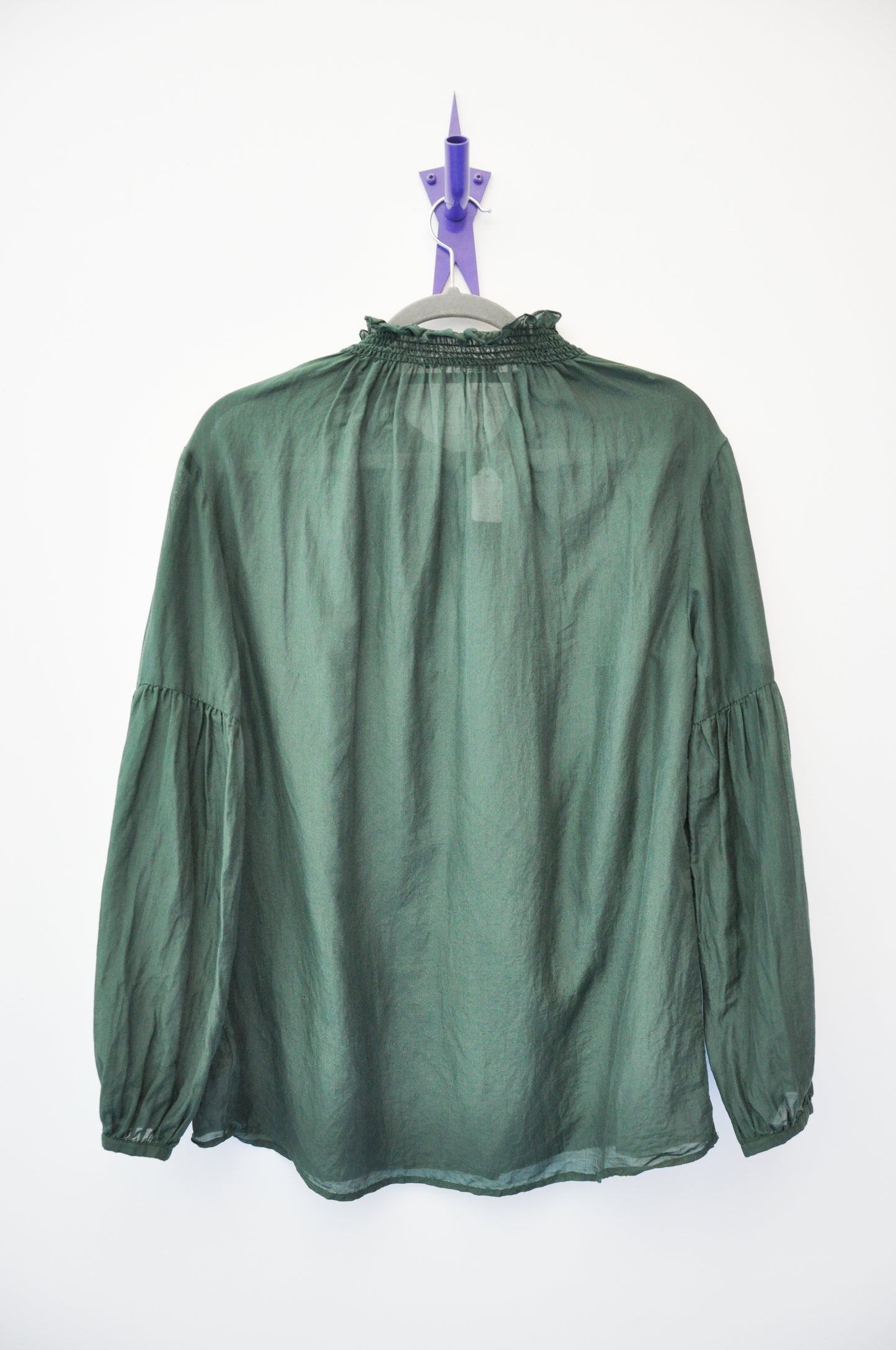 Helen Cherry Shirt - forest green