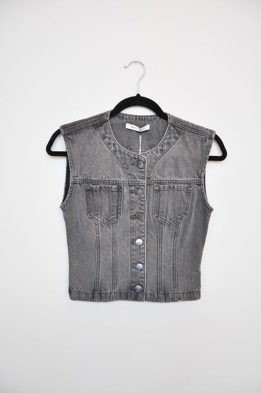 Wynn Hamlyn Molly Vest - Grey Denim