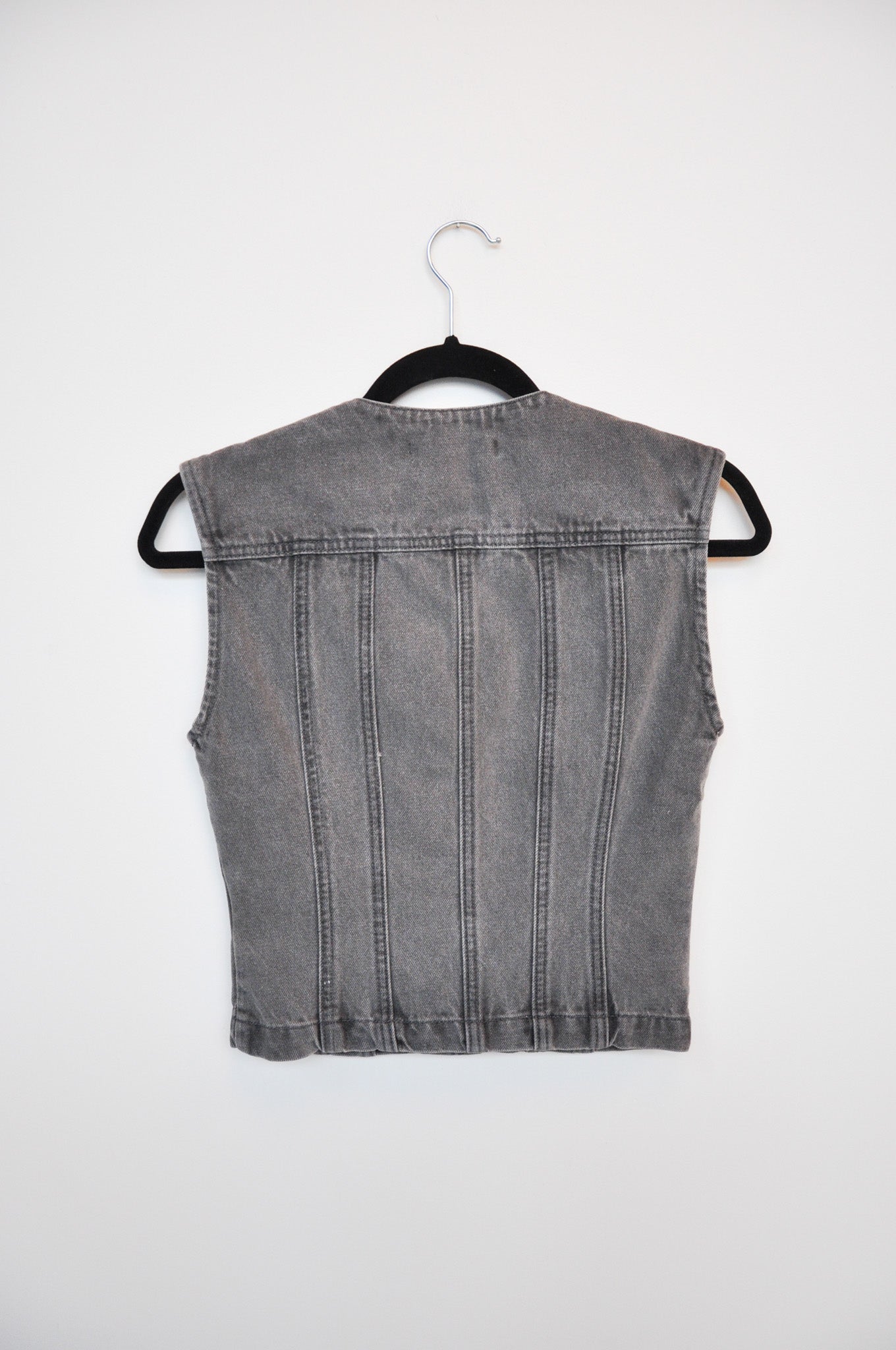 Wynn Hamlyn Molly Vest - Grey Denim