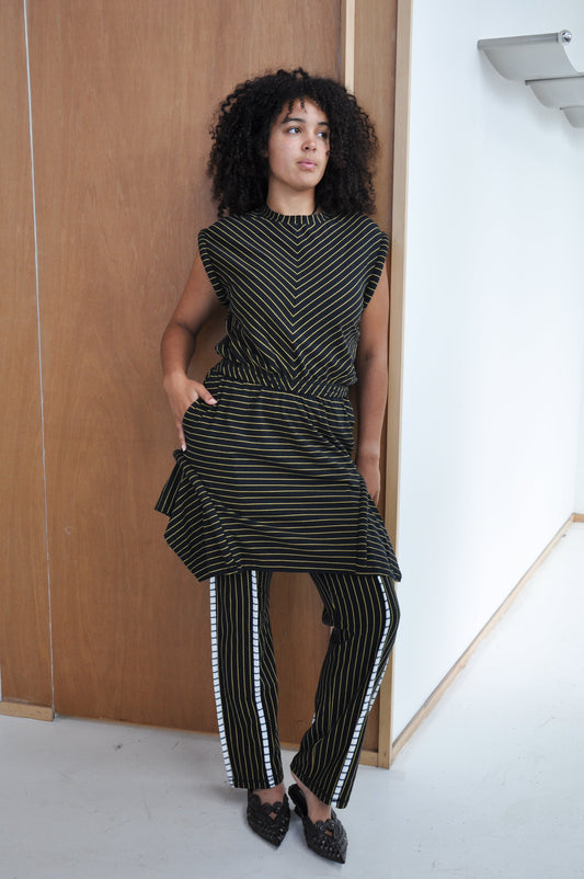 Game Dress in Black & Gold