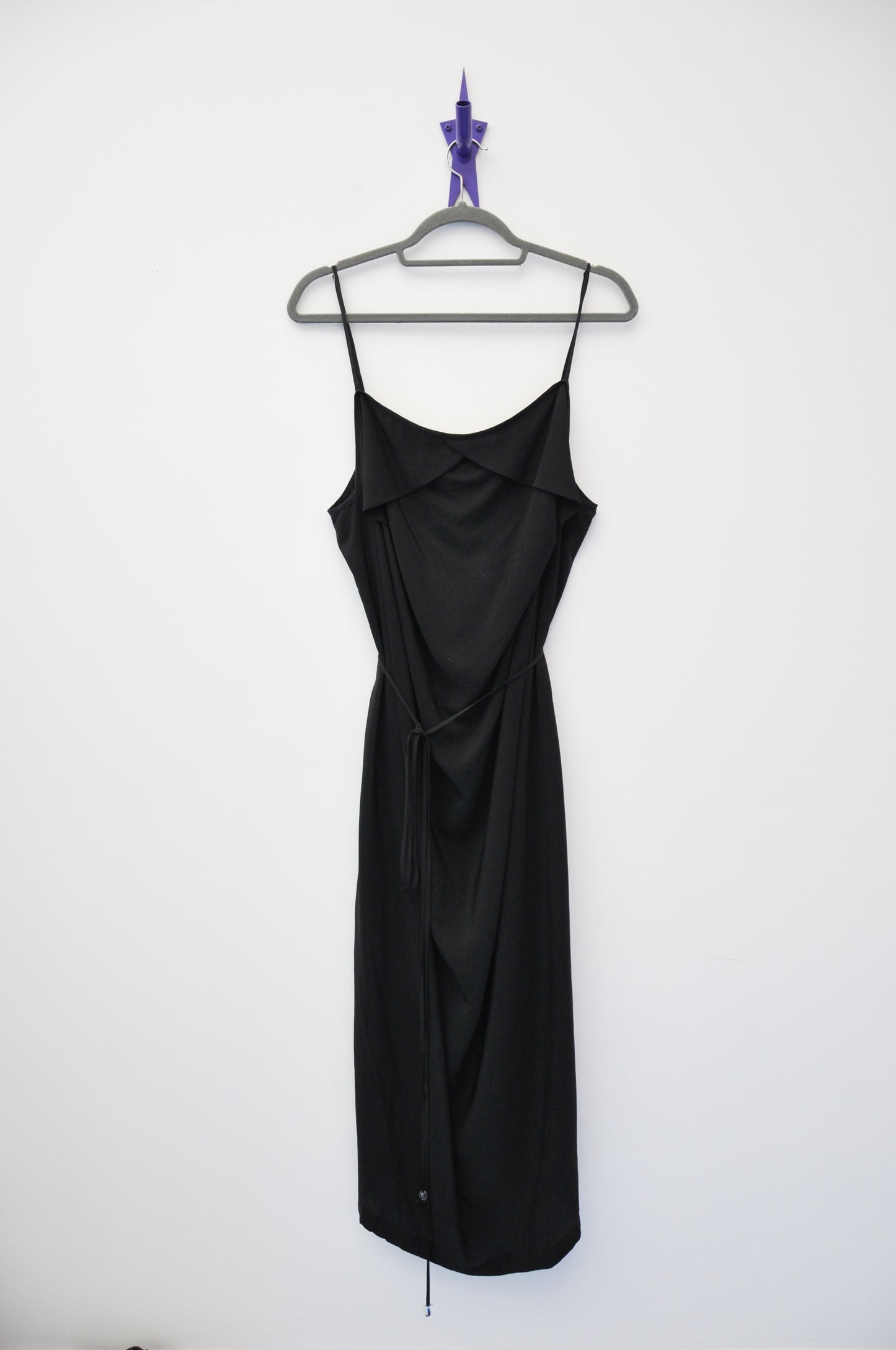 Miss Crabb Silk Dress - black