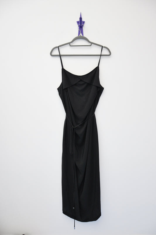 Miss Crabb Silk Dress - black