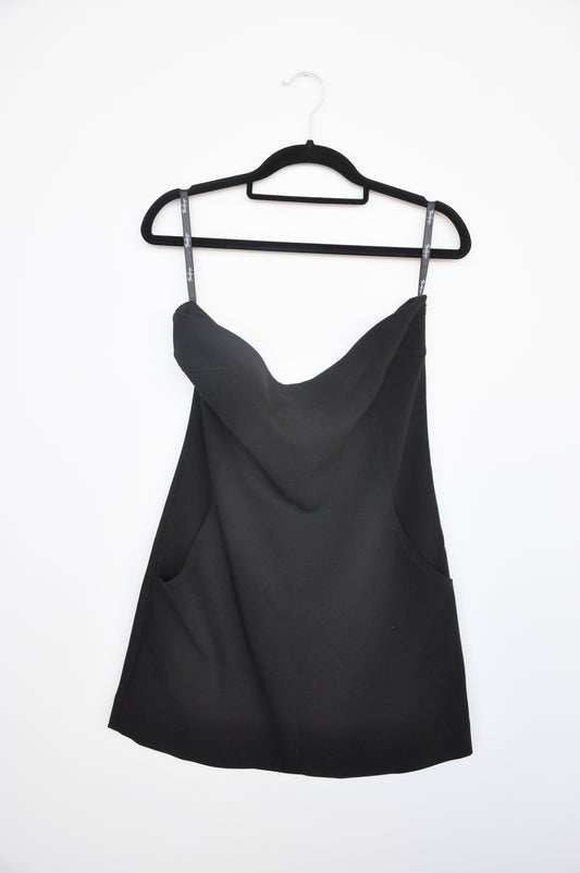 Paris Georgia Strapless Mini Dress - black