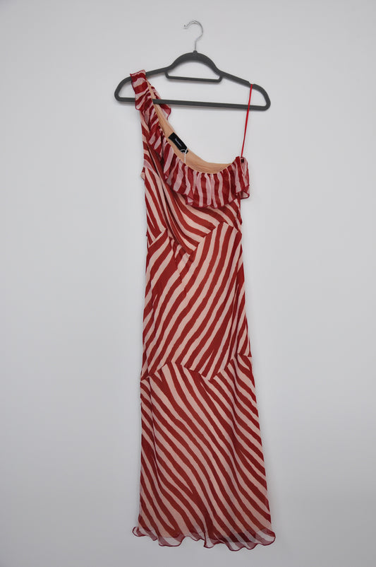 Realisation Par Candy Stripe Dress - red/white