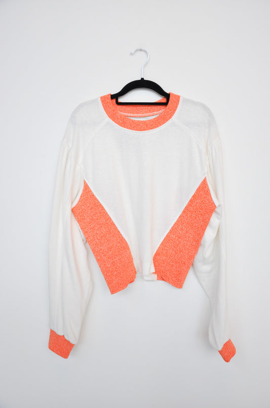 Vivienne Westwood Cropped Sweater - White / Orange