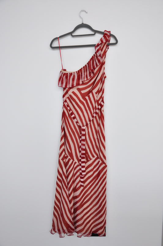 Realisation Par Candy Stripe Dress - red/white