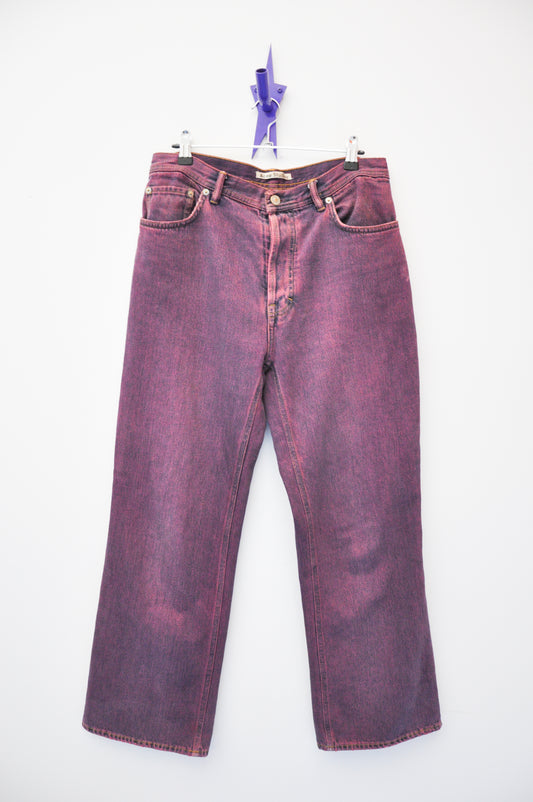 Acne Studios Jeans - dark pink wash