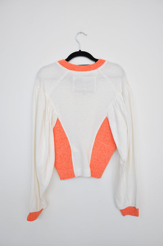 Vivienne Westwood Cropped Sweater - White / Orange