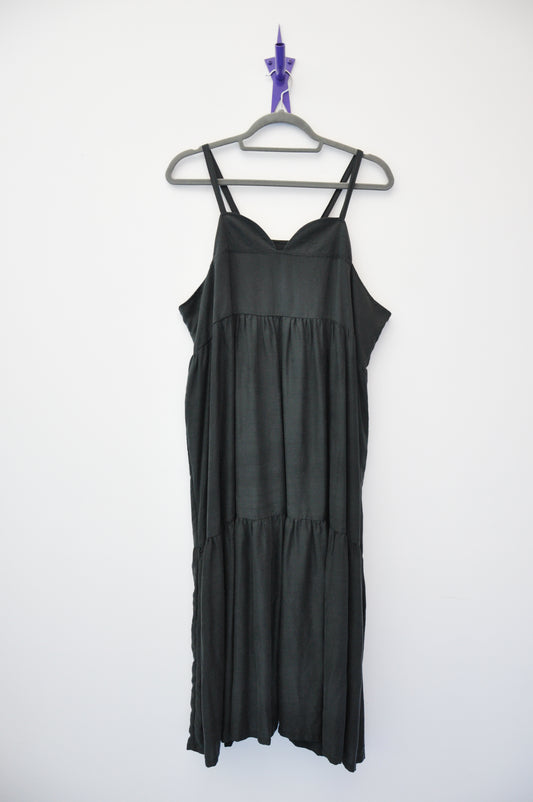 Otsu Dress - black tencel