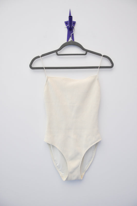 Toteme Smocked Swimsuit - cream