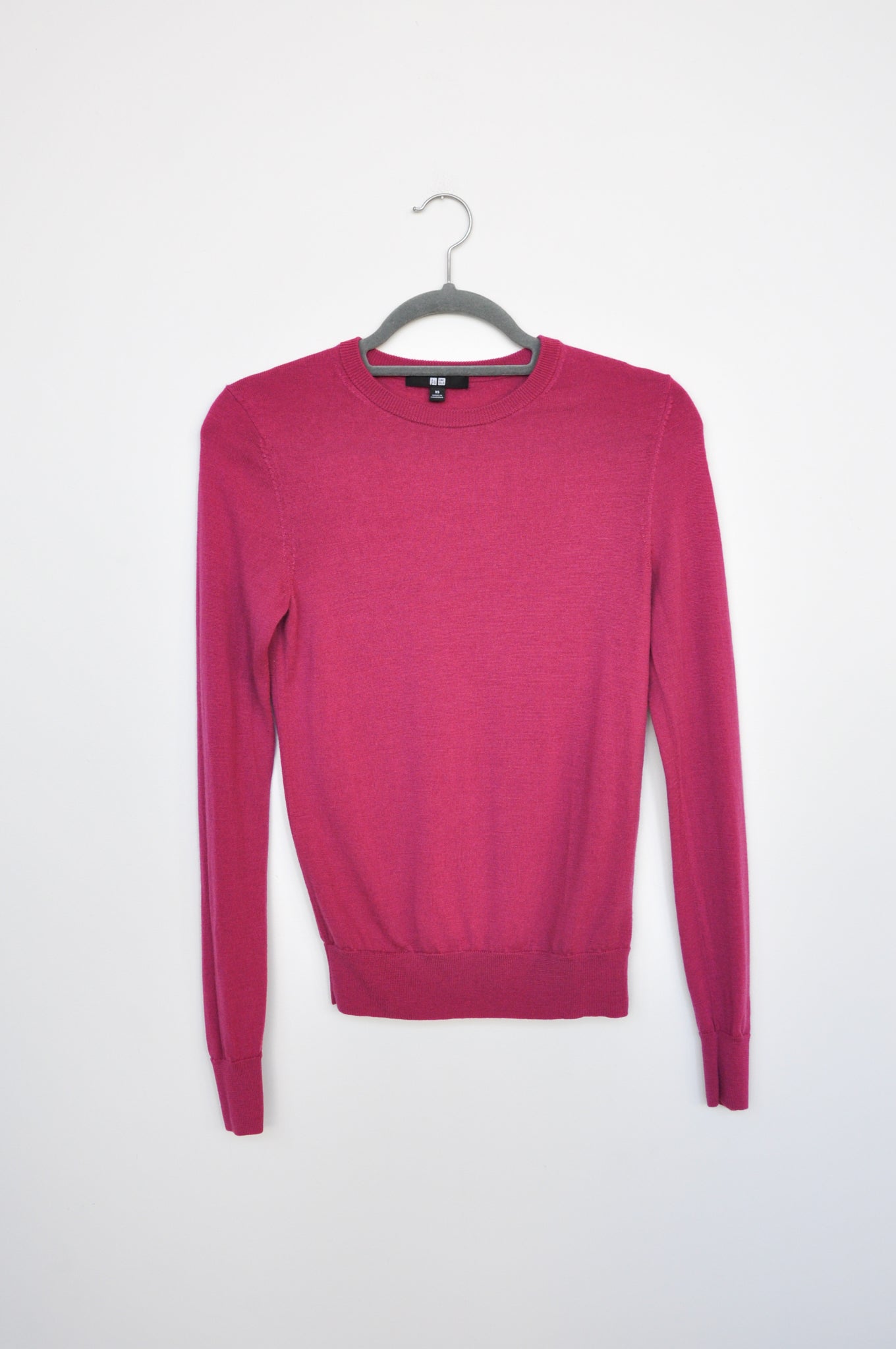 Uniqlo Crewneck Jumper - Raspberry