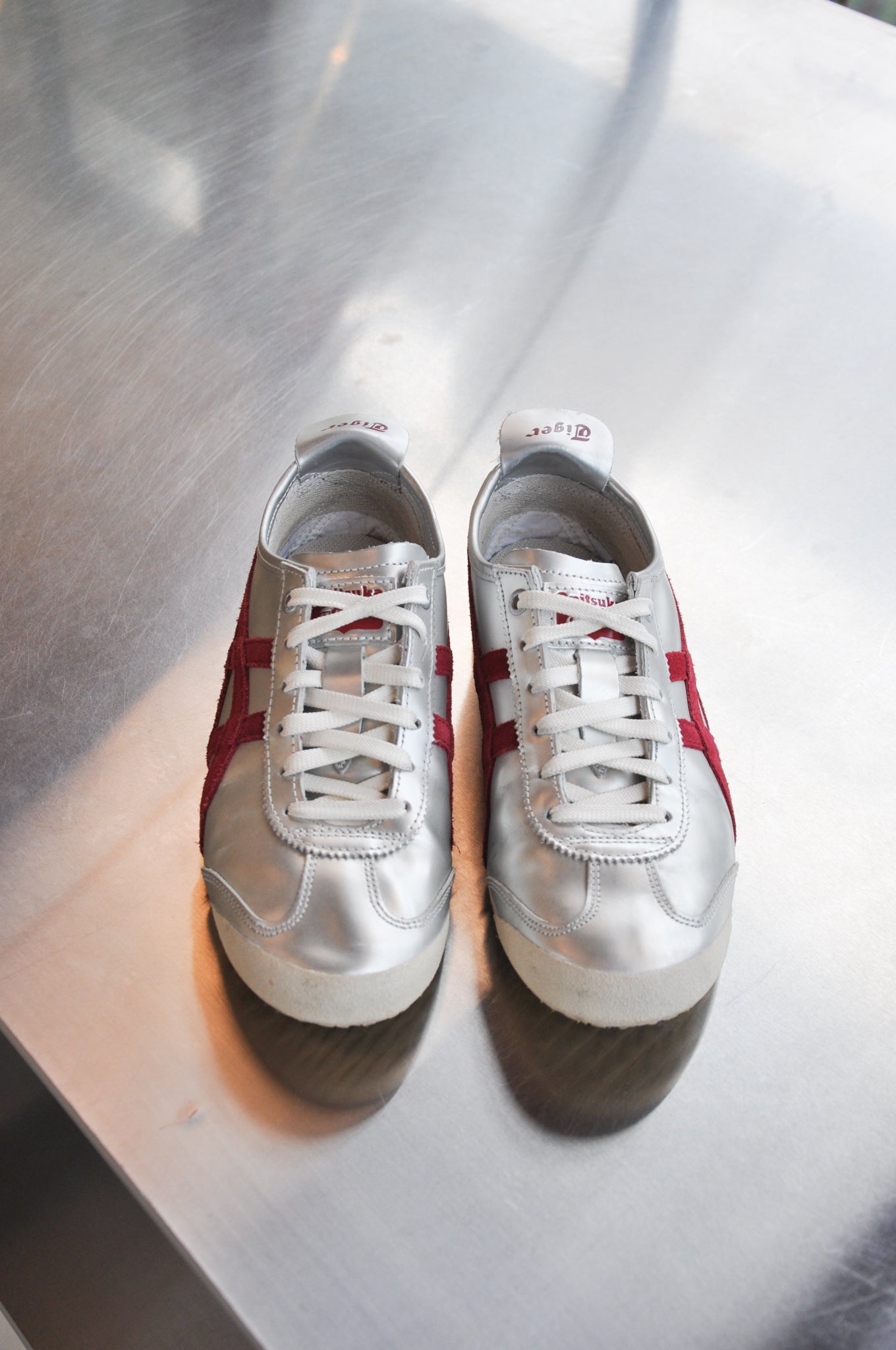 Onitsuka Tiger Mexico 66 - silver beet red