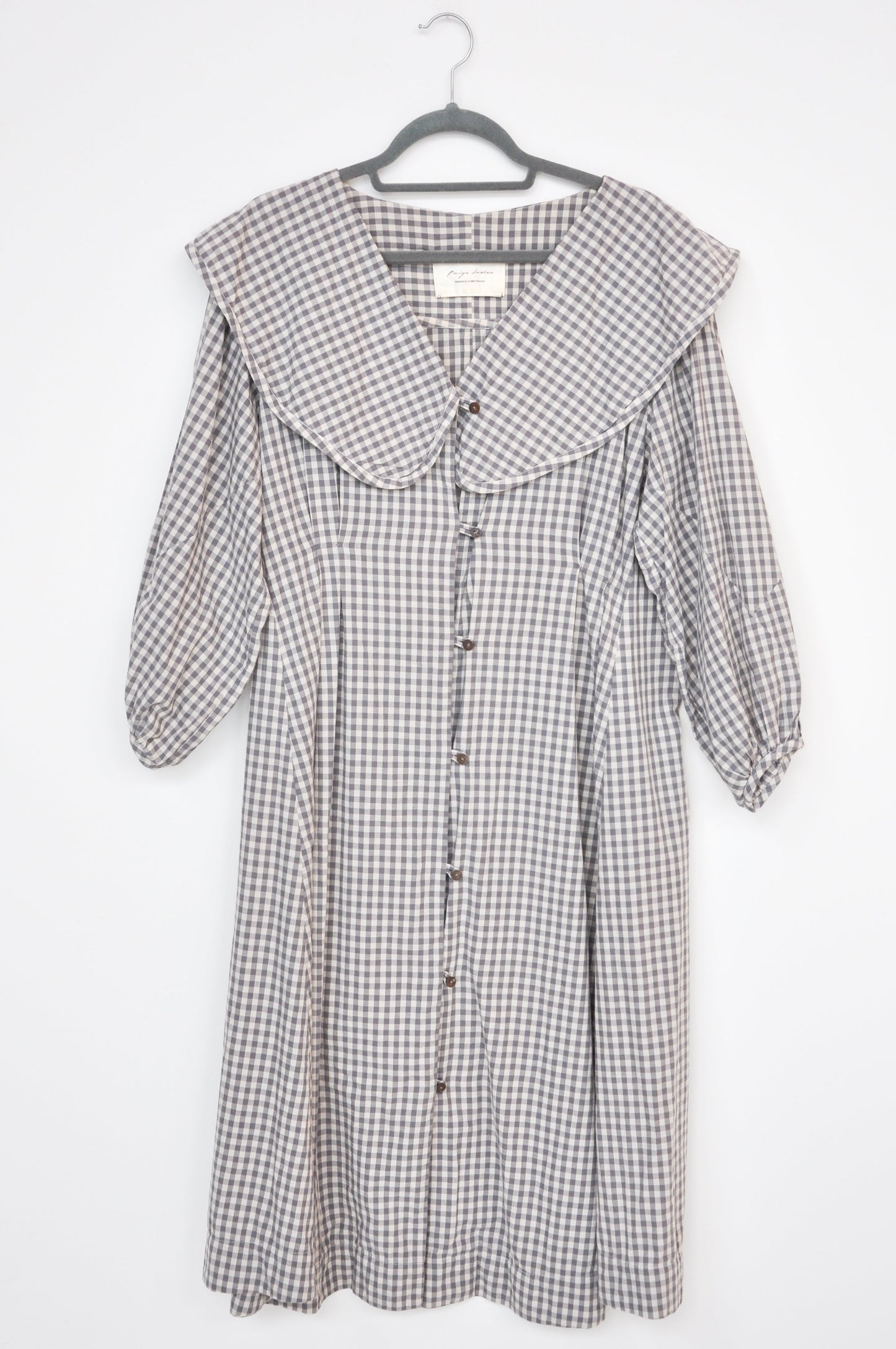 Paige Jansen Gingham Dress - blue/cream