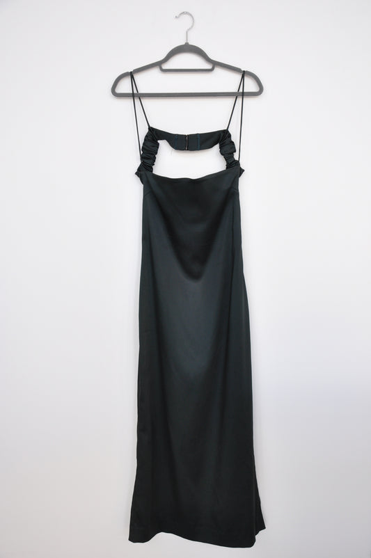 Paris Georgia Satin Dress - black