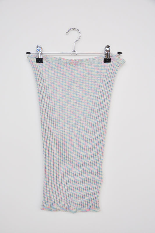 Georgia Alice Ribbed Tube Top - multi blue/pink