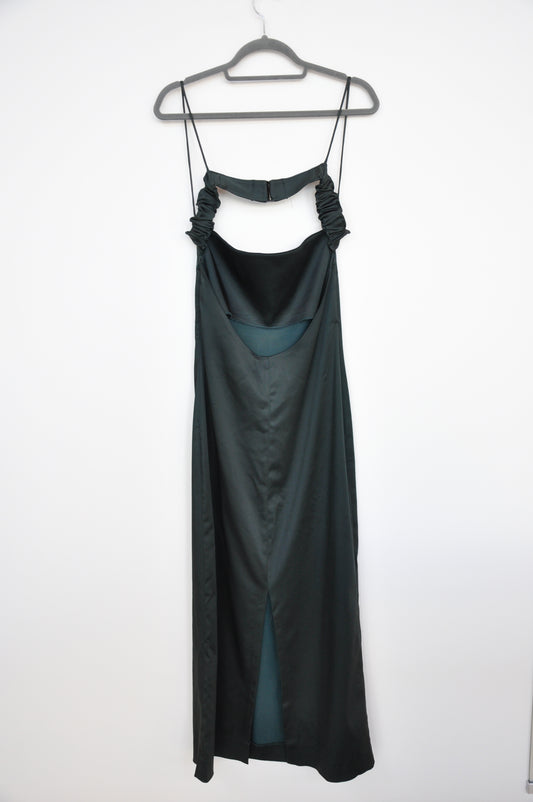 Paris Georgia Satin Dress - black