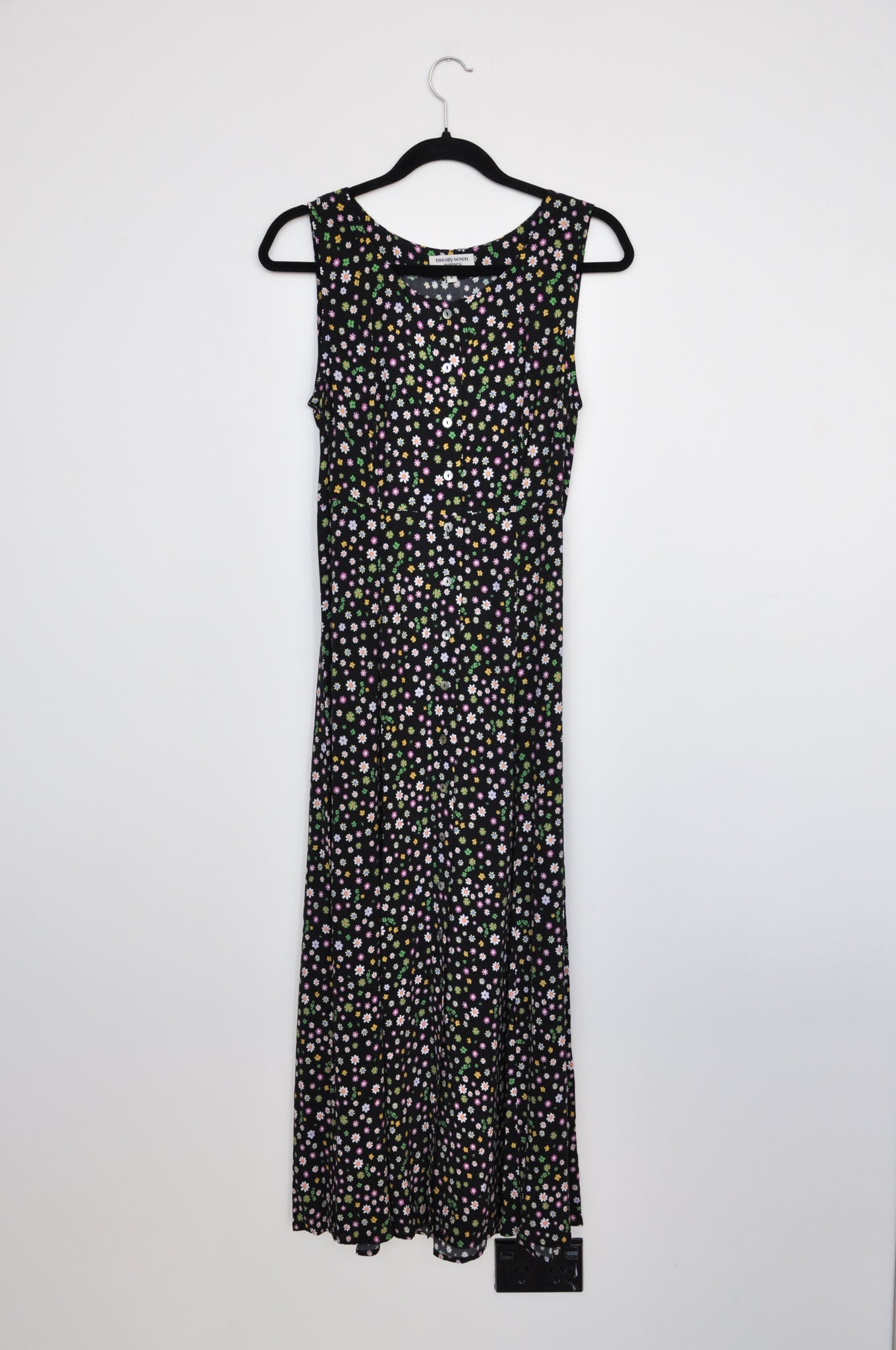 Twenty-Seven Names Dress - Black / Flowers