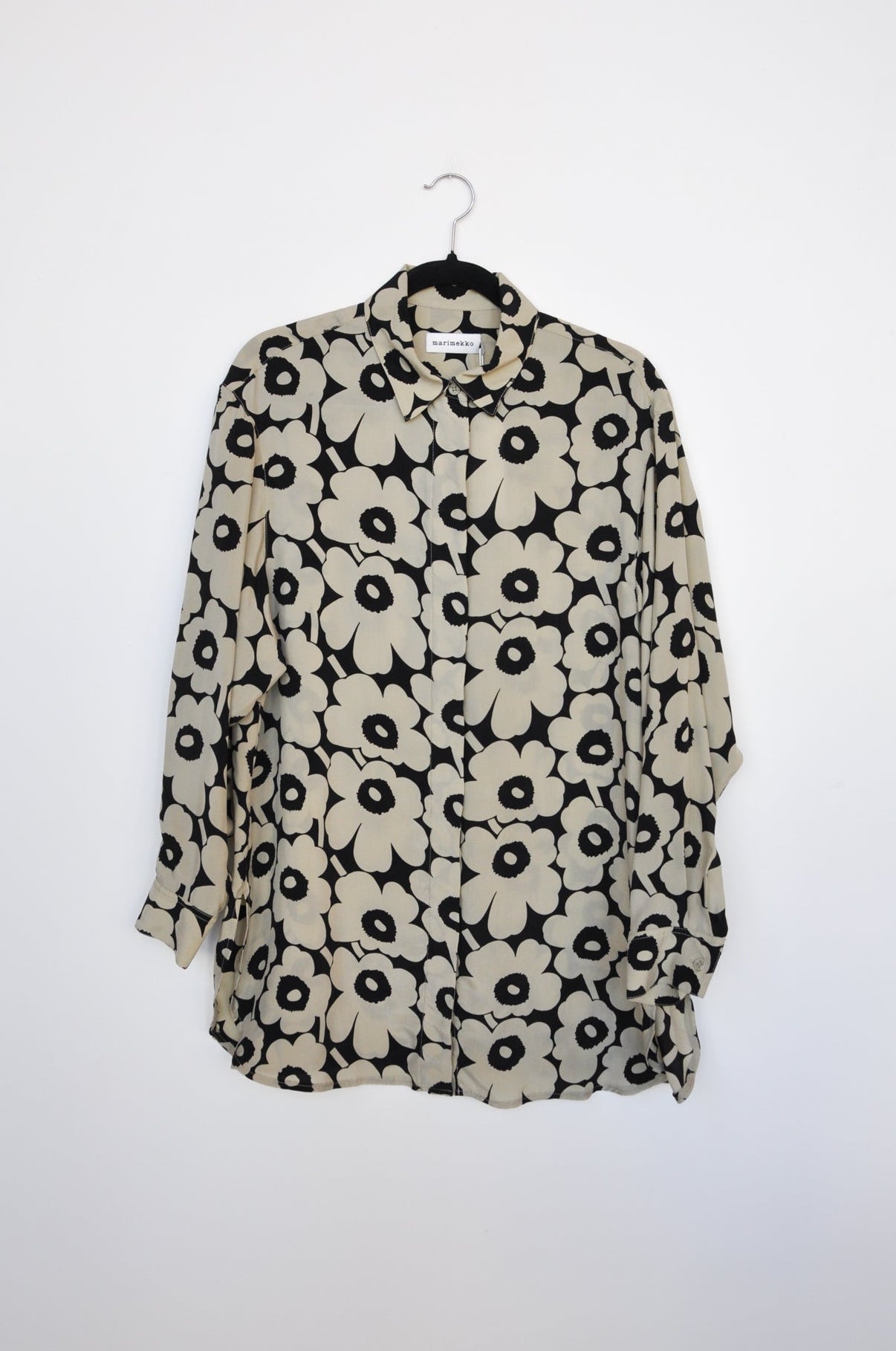 Marimekko Shirt - Taupe / Black / Mini Unikko