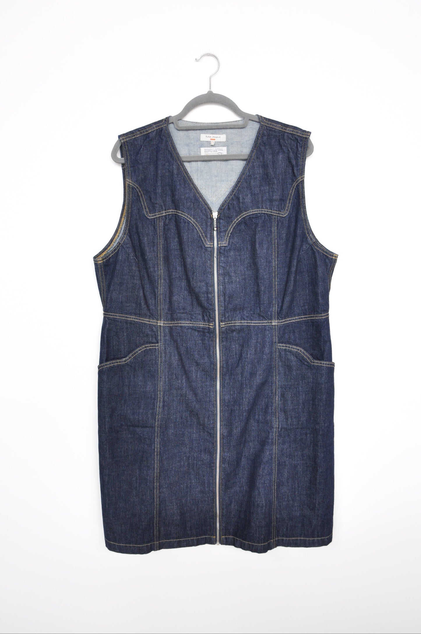 Nudie Jeans Sleeveless Dress - blue