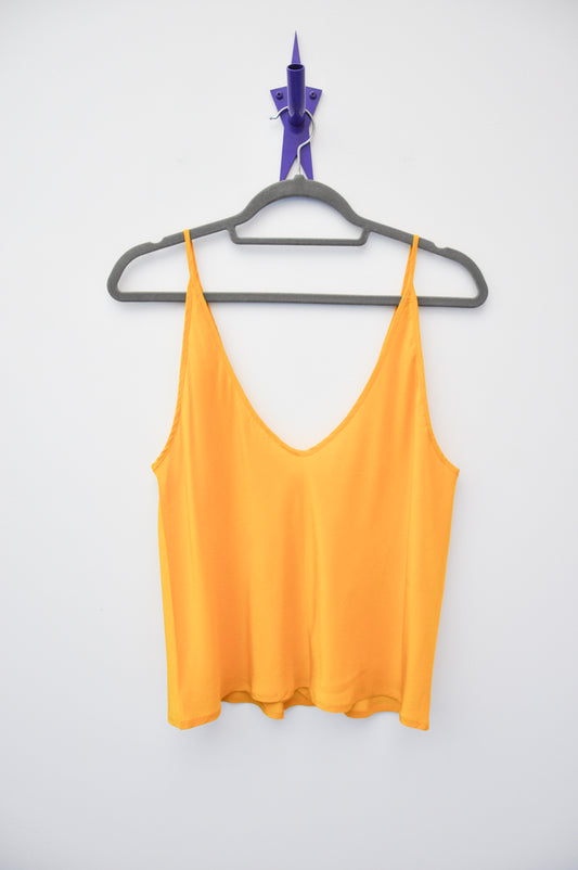 Miss Crabb Silk Cami - yellow