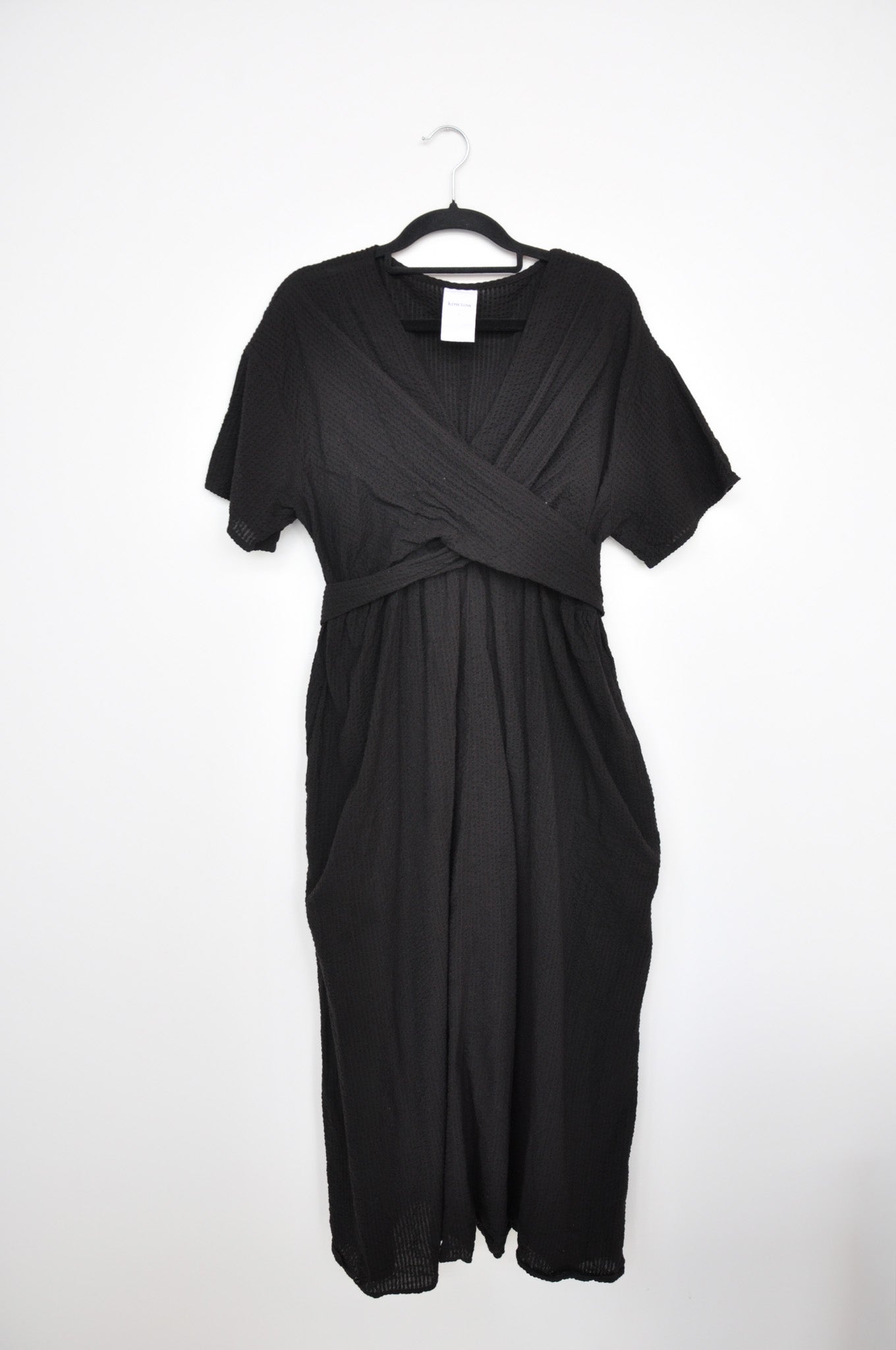 Kowtow Cross-Front Dress - Black