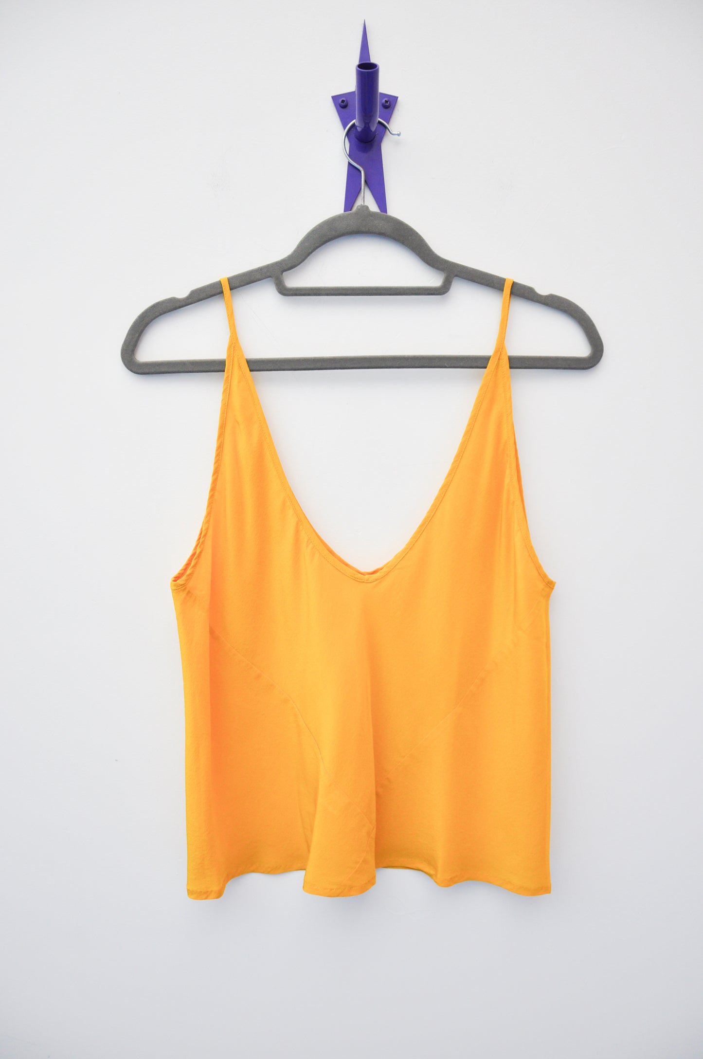 Miss Crabb Silk Cami - yellow