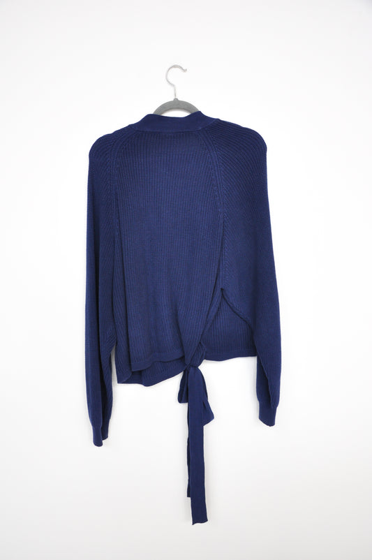 Kowtow Knit Wrap - blue
