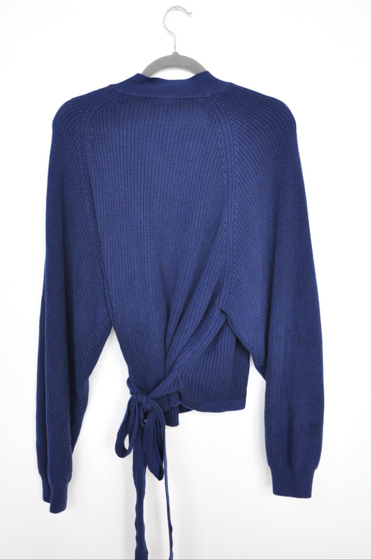 Kowtow Knit Wrap - blue