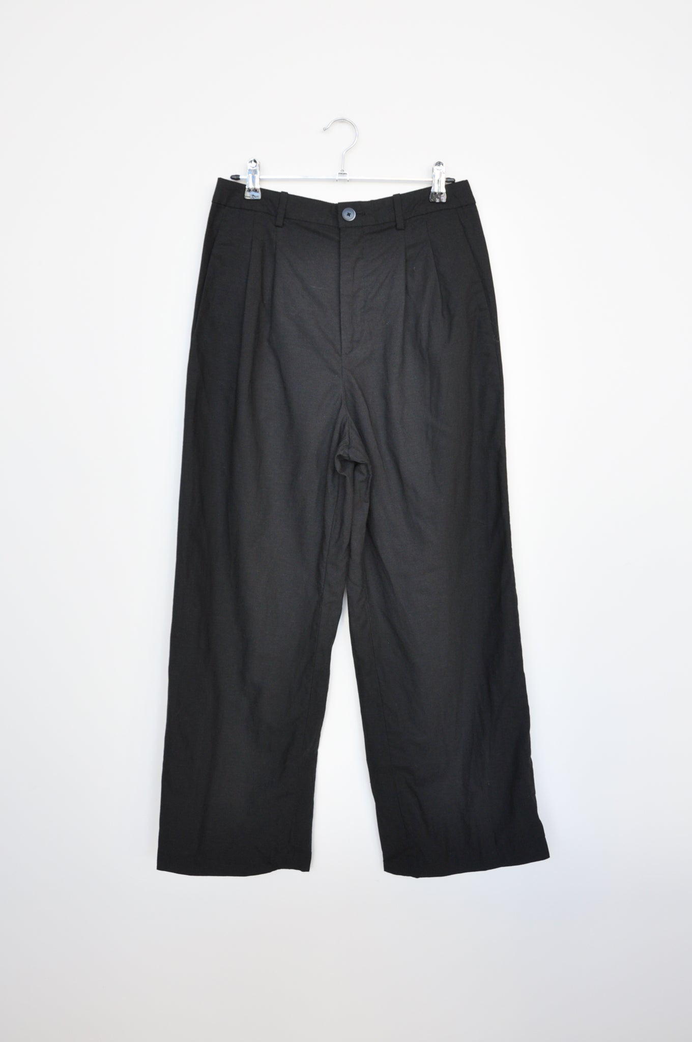 Uniqlo Pleated Pants - Black