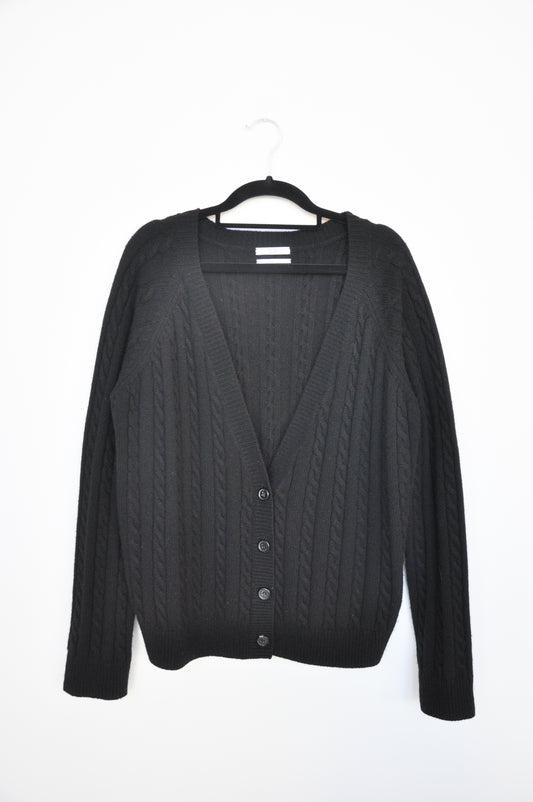 Co Essentials Knit Cardigan - black