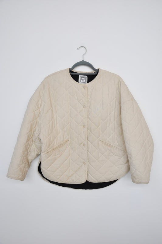 Toteme Quilted Jacket - Fawn
