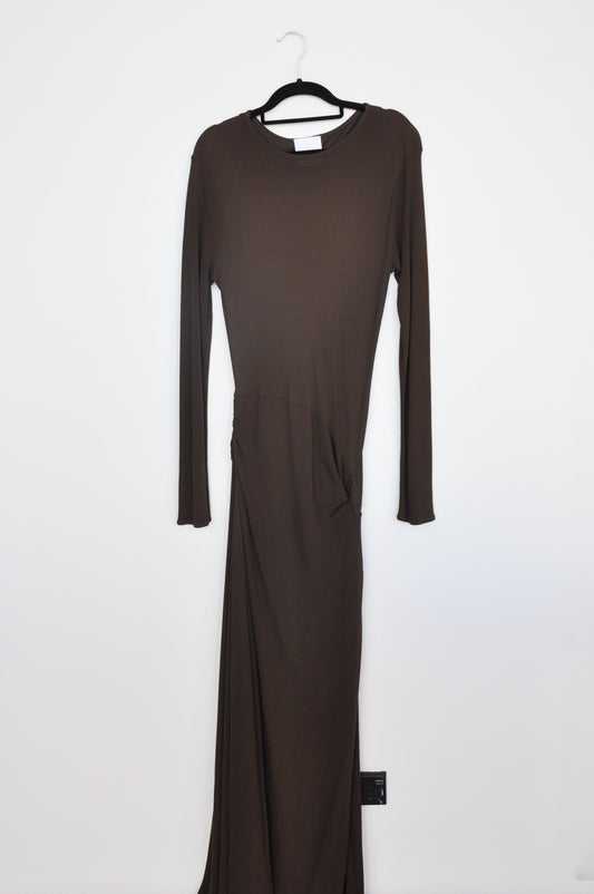Paris Georgia Long Sleeve Dress - brown