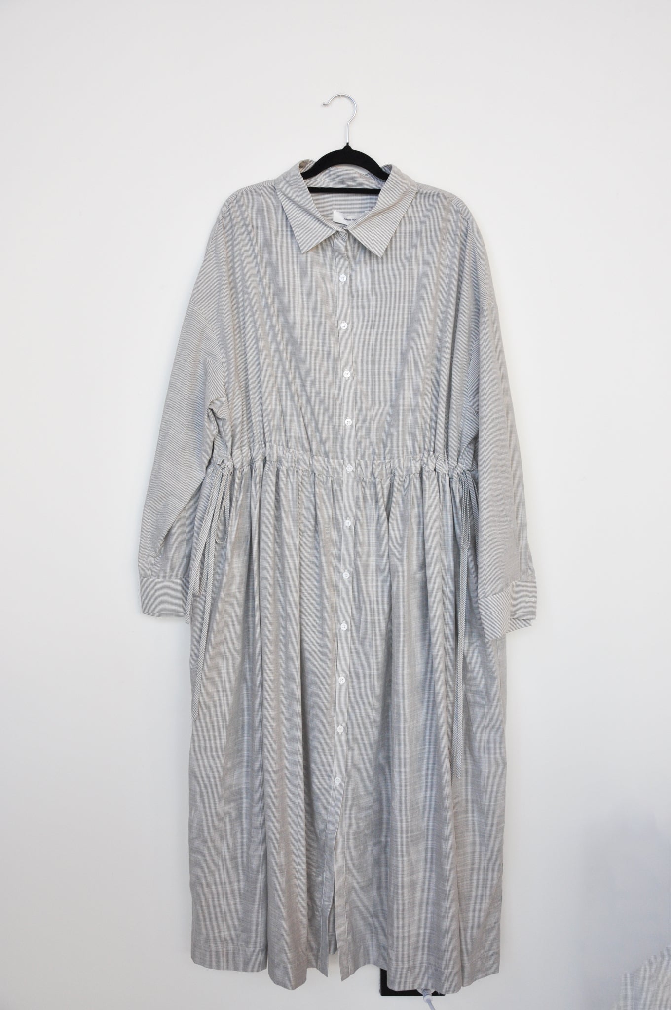 Juliette Hogan Leonora dress - Pinstripe