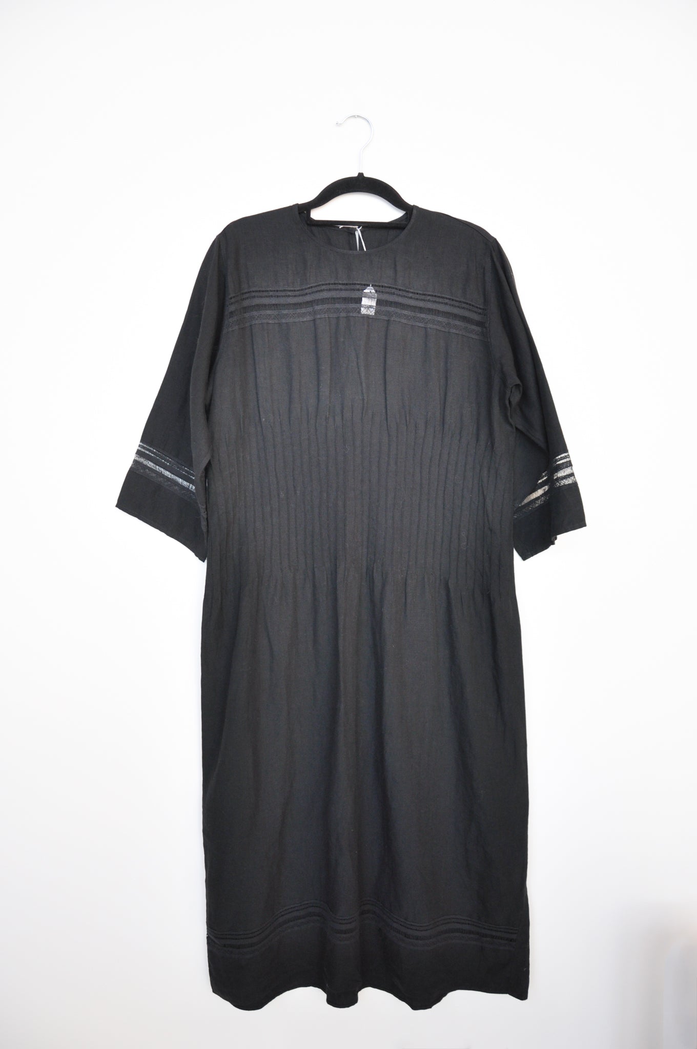 Linen Chemise dress - Black