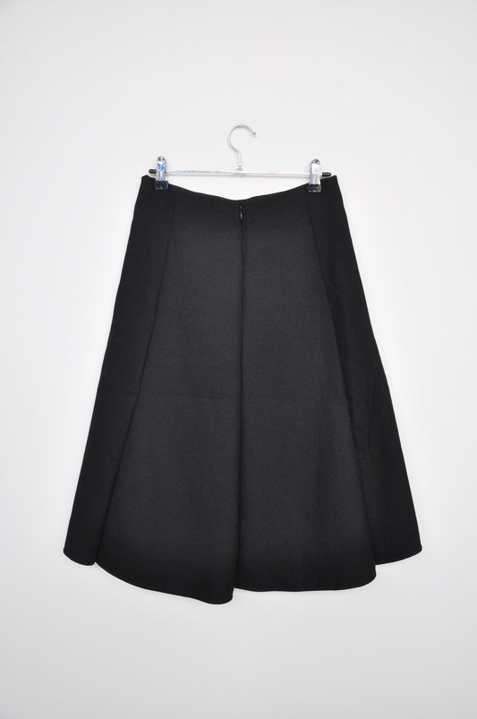 Céline Flaired Skirt - Black