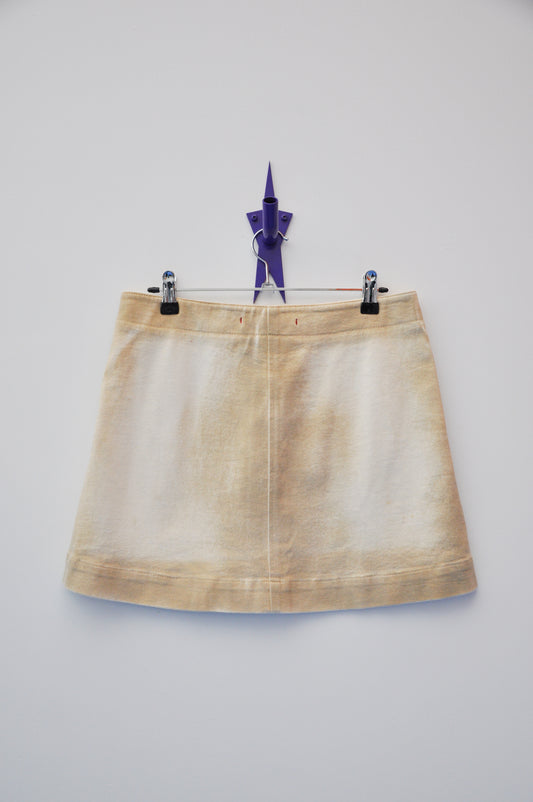 Prada mini skirt- beige